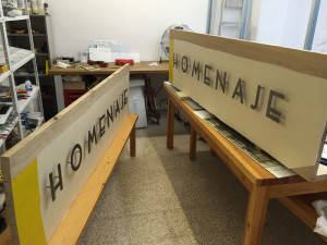 Rótulo Homenaje