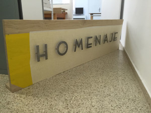 Rótulo Homenaje