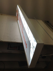 Rótulo Led productos ecológicos