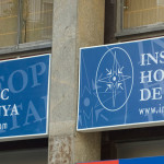 rótulo Institut Homeopàtic de Catalunya